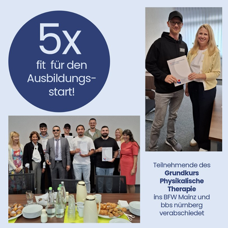 Fotos der erfolgreichen Absolvent*innen
