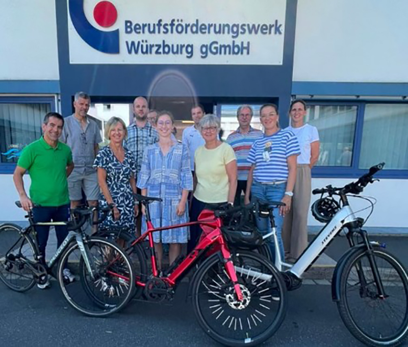 Gruppenfoto der BFW-Radler