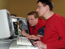 Foto Kursteilnehmer mit AHC-Support